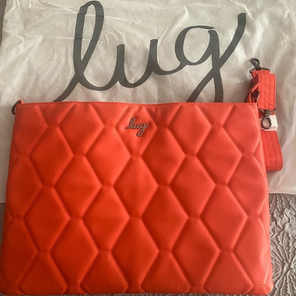 lug Handbags - LUG GALLEY SATIN LUXE VL PORTFOLIO CROSSBODY BAG